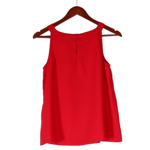 Club Monaco Women’s Small Cactus Flower Red Kharla Top Chemise Blouse Tank NWT - Picture 10 of 10